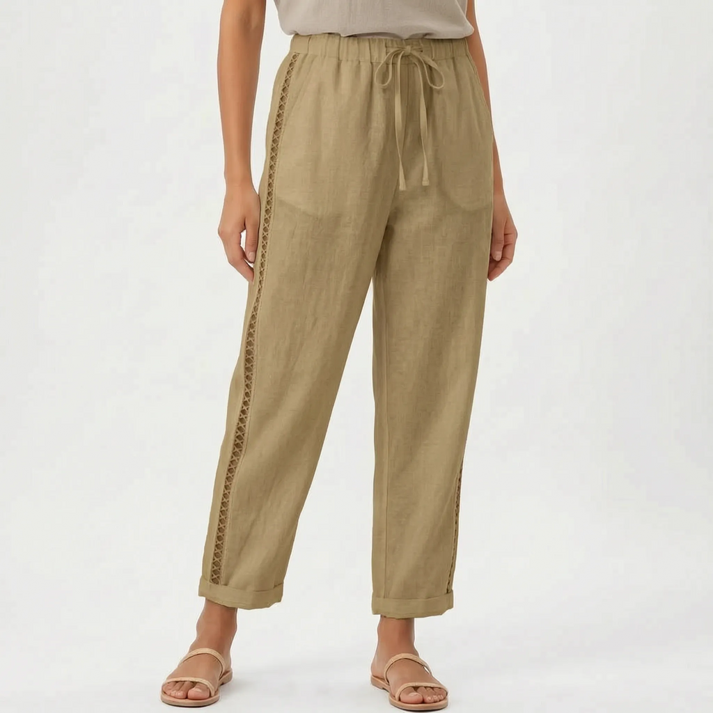 Vestra - High Waisted Tapered Trousers