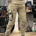 Aidan - Men's Rugged Cargo Trousers with Zip Pockets