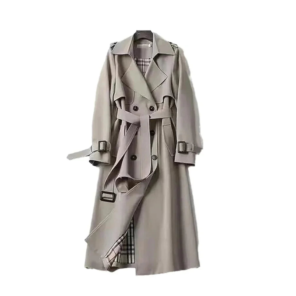 Alina - Women's Classic Double-Breasted Trench Coat