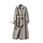 Alina - Women's Classic Double-Breasted Trench Coat