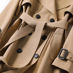 Alina - Women's Classic Double-Breasted Trench Coat