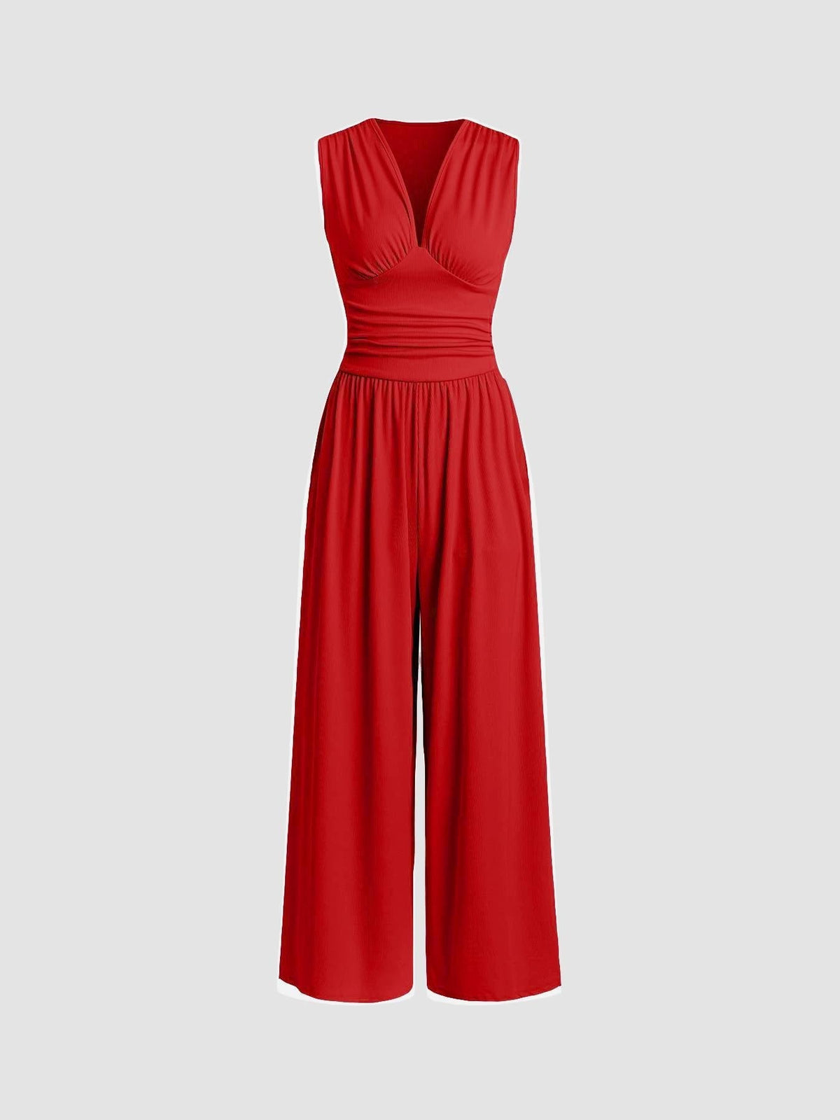 Althea - Women's Elegant Wide-Leg Jumpsuit