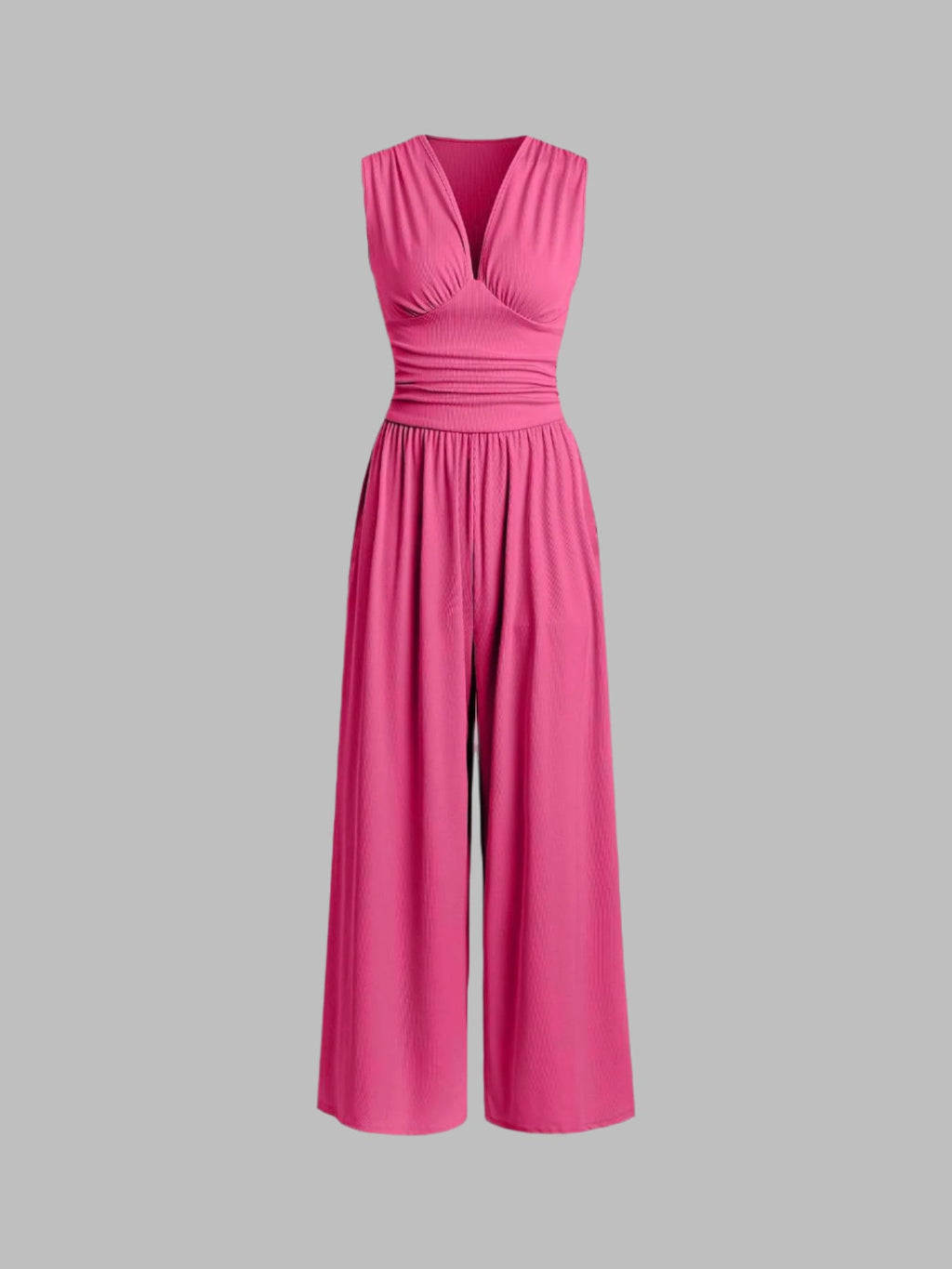 Althea - Women's Elegant Wide-Leg Jumpsuit