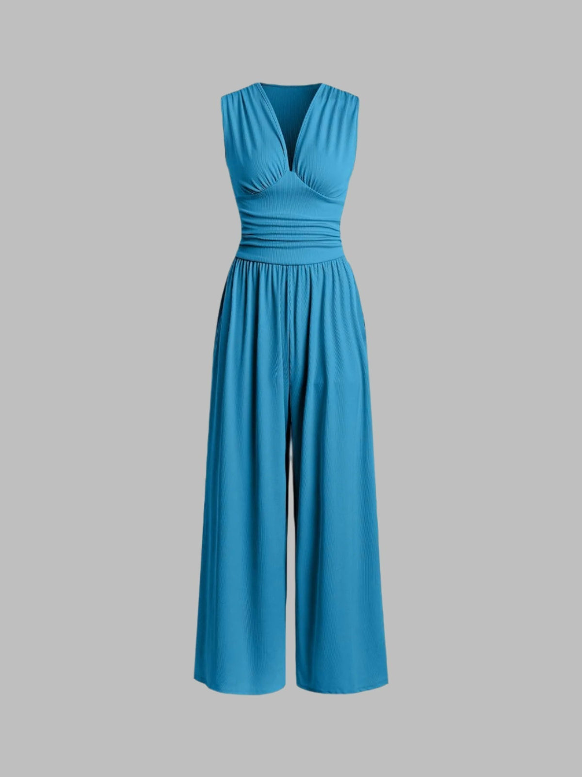 Althea - Women's Elegant Wide-Leg Jumpsuit
