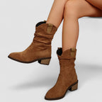Amara - Women's Chic Faux Suede Ankle Boots