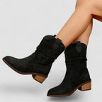 Amara - Women's Chic Faux Suede Ankle Boots