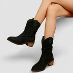 Amara - Women's Chic Faux Suede Ankle Boots