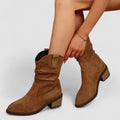 Amara - Women's Chic Faux Suede Ankle Boots