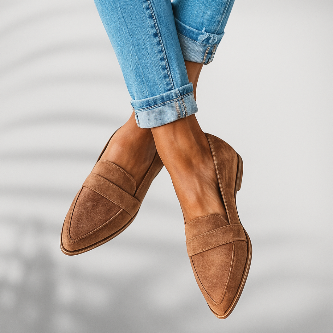 Amara - Women's Chic Faux Suede Loafers