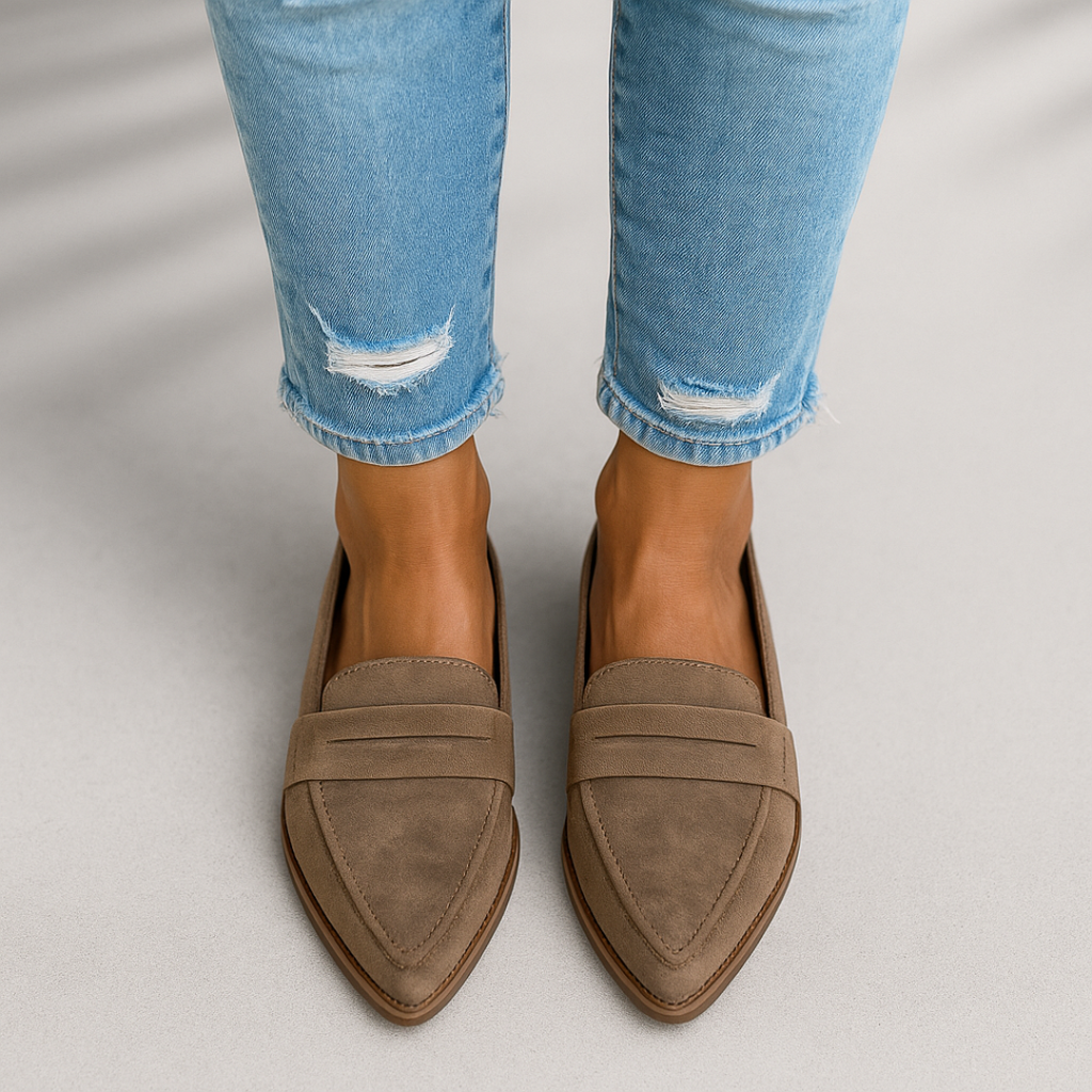 Amara - Women's Chic Faux Suede Loafers