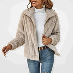 Amara - Women's Cosy Textured Jacket
