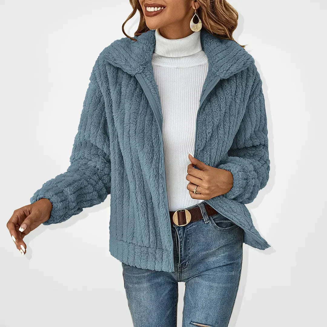Amara - Women's Cosy Textured Jacket