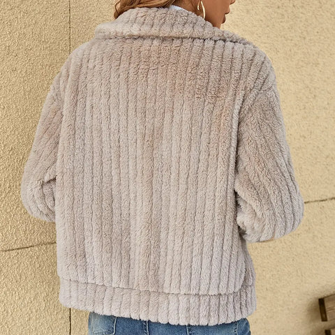 Amara - Women's Cosy Textured Jacket