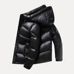 Anton - Men's Quilted Puffer Jacket with Hood