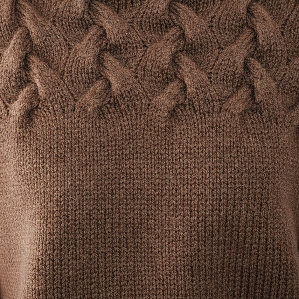 Anwen - Women's Classic Cable Knit Jumper