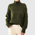 Anwen - Women's Classic Cable Knit Jumper