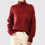 Anwen - Women's Classic Cable Knit Jumper