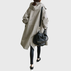 Anwen - Women's Relaxed Long Trench Coat