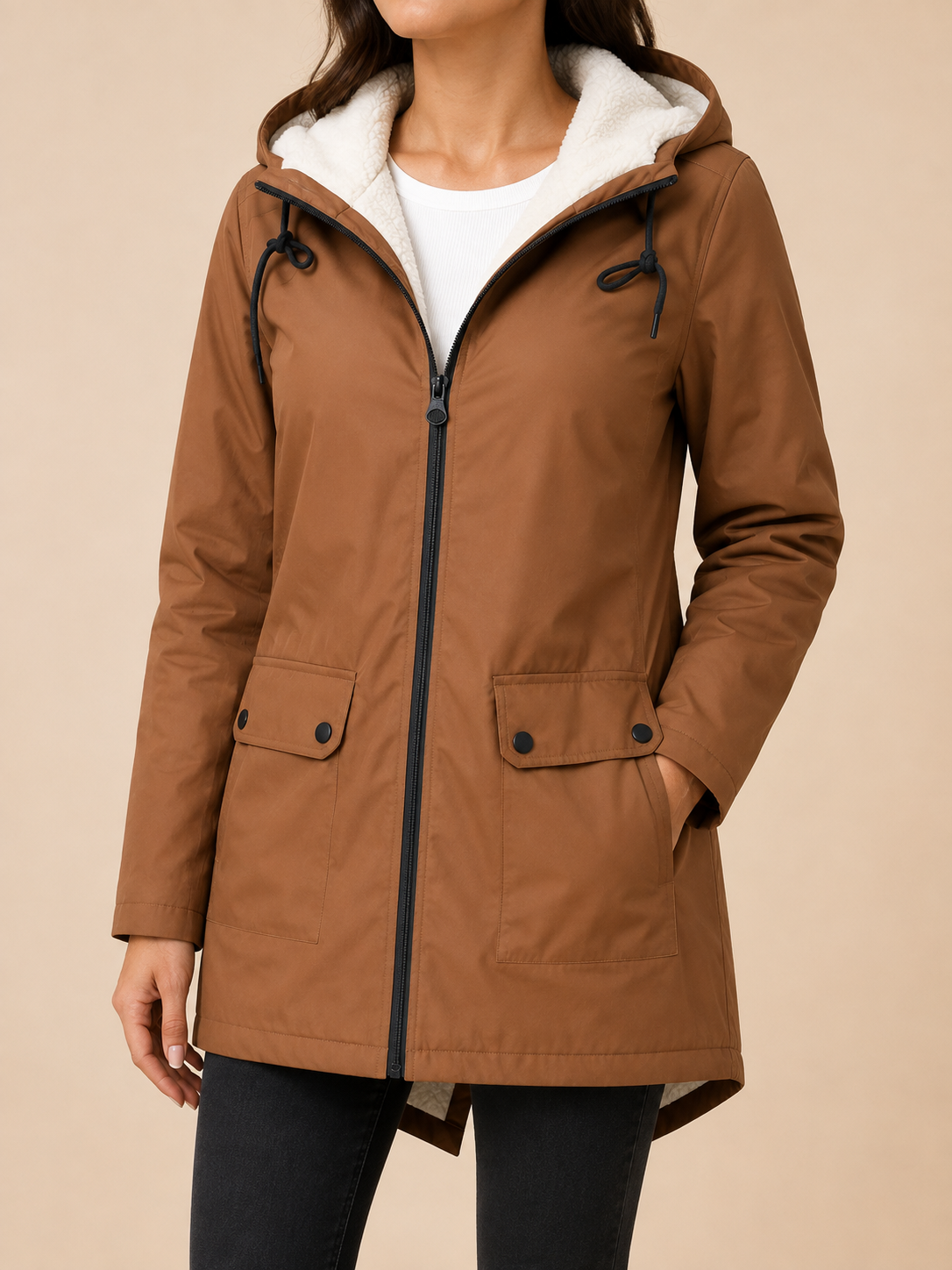 Aria - Women's Cosy Waterproof Jacket with Fleece Lining