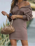Arwen - Women's Stylish Knit Dress