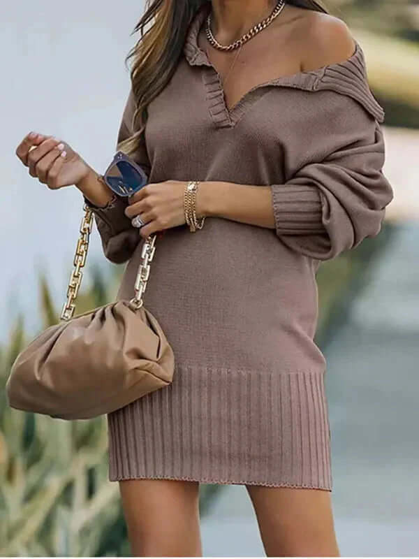 Arwen - Women's Stylish Knit Dress