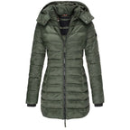 Astra - Women's Winter Puffer Coat with Hood