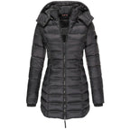 Astra - Women's Winter Puffer Coat with Hood
