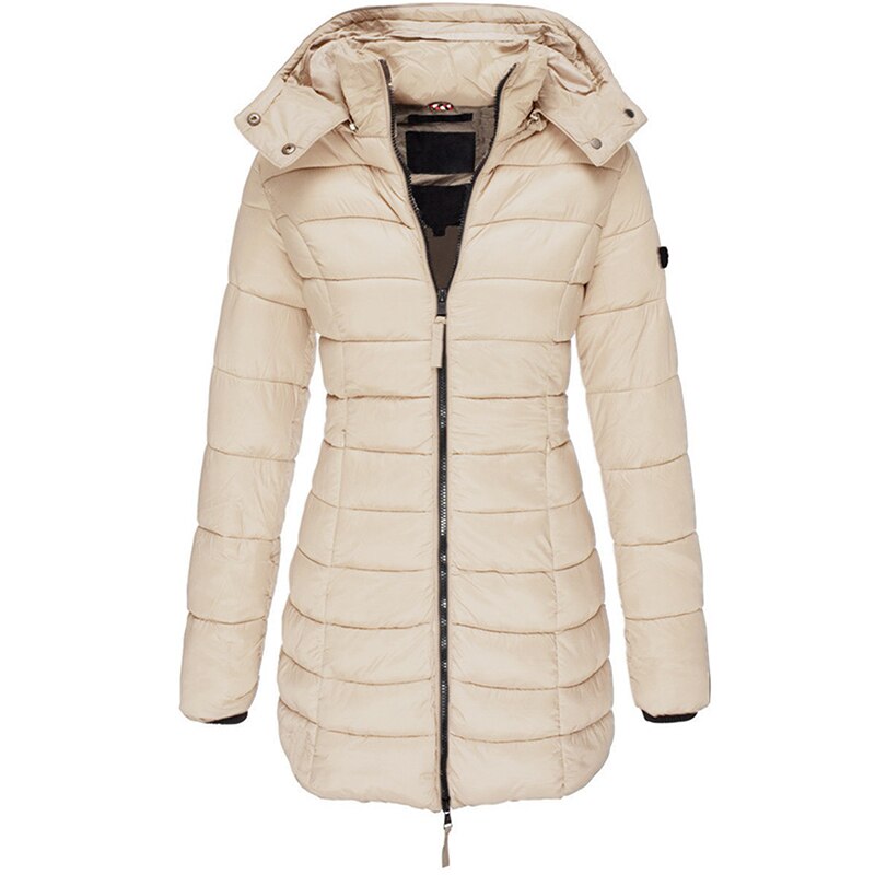 Astra - Women's Winter Puffer Coat with Hood