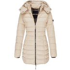 Astra - Women's Winter Puffer Coat with Hood