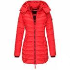Astra - Women's Winter Puffer Coat with Hood