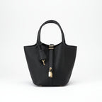 Astrid - Women's Chic Handbag with Gold-Tone Lock Detail