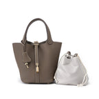 Astrid - Women's Chic Handbag with Gold-Tone Lock Detail