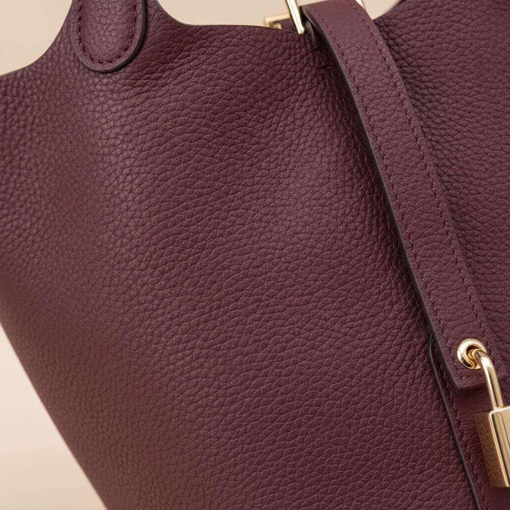 Astrid - Women's Chic Handbag with Gold-Tone Lock Detail