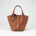 Astrid - Women's Chic Handbag with Gold-Tone Lock Detail