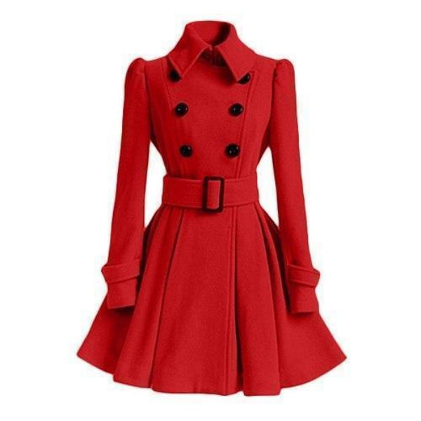 Astrid - Women's Elegant Double-Breasted Trench Coat