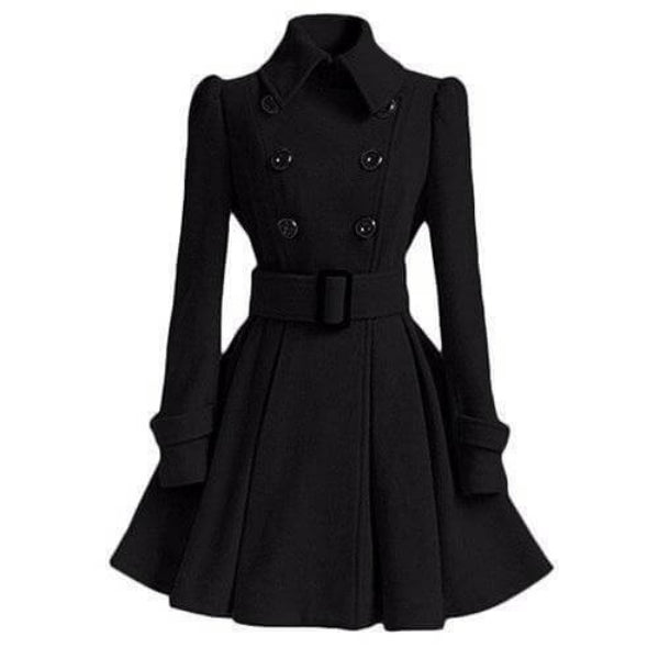 Astrid - Women's Elegant Double-Breasted Trench Coat