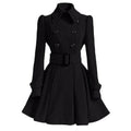 Astrid - Women's Elegant Double-Breasted Trench Coat