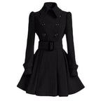 Astrid - Women's Elegant Double-Breasted Trench Coat