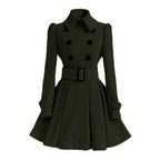 Astrid - Women's Elegant Double-Breasted Trench Coat
