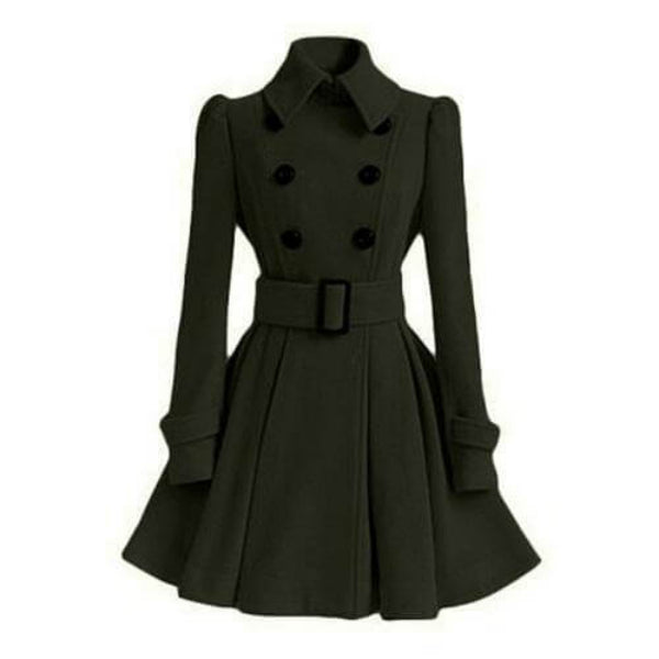Astrid - Women's Elegant Double-Breasted Trench Coat
