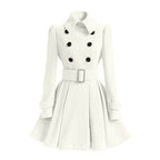 Astrid - Women's Elegant Double-Breasted Trench Coat