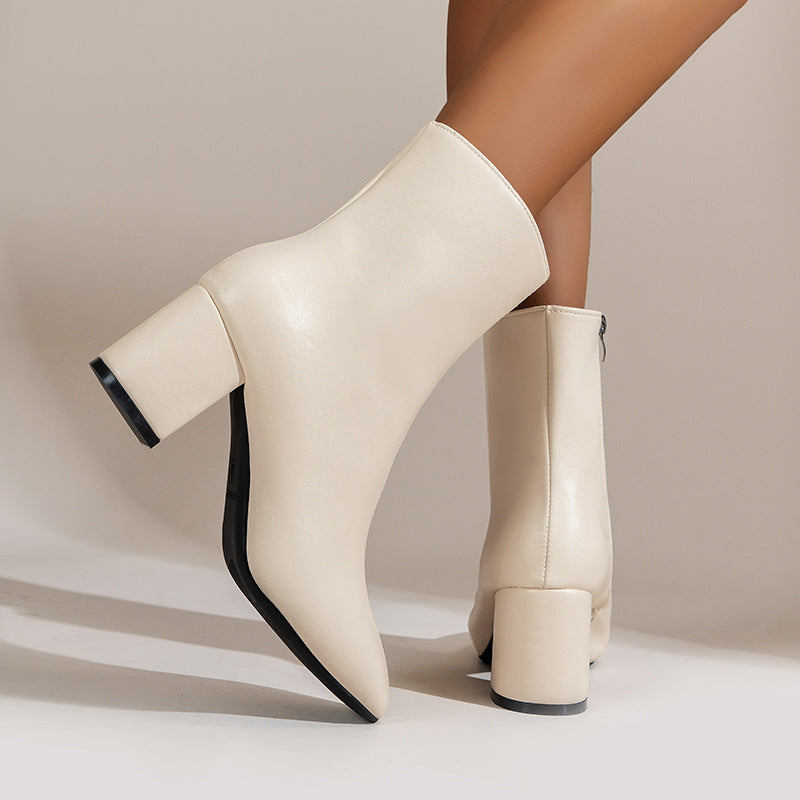 Astrid - Women's Elegant Faux Ankle Boots