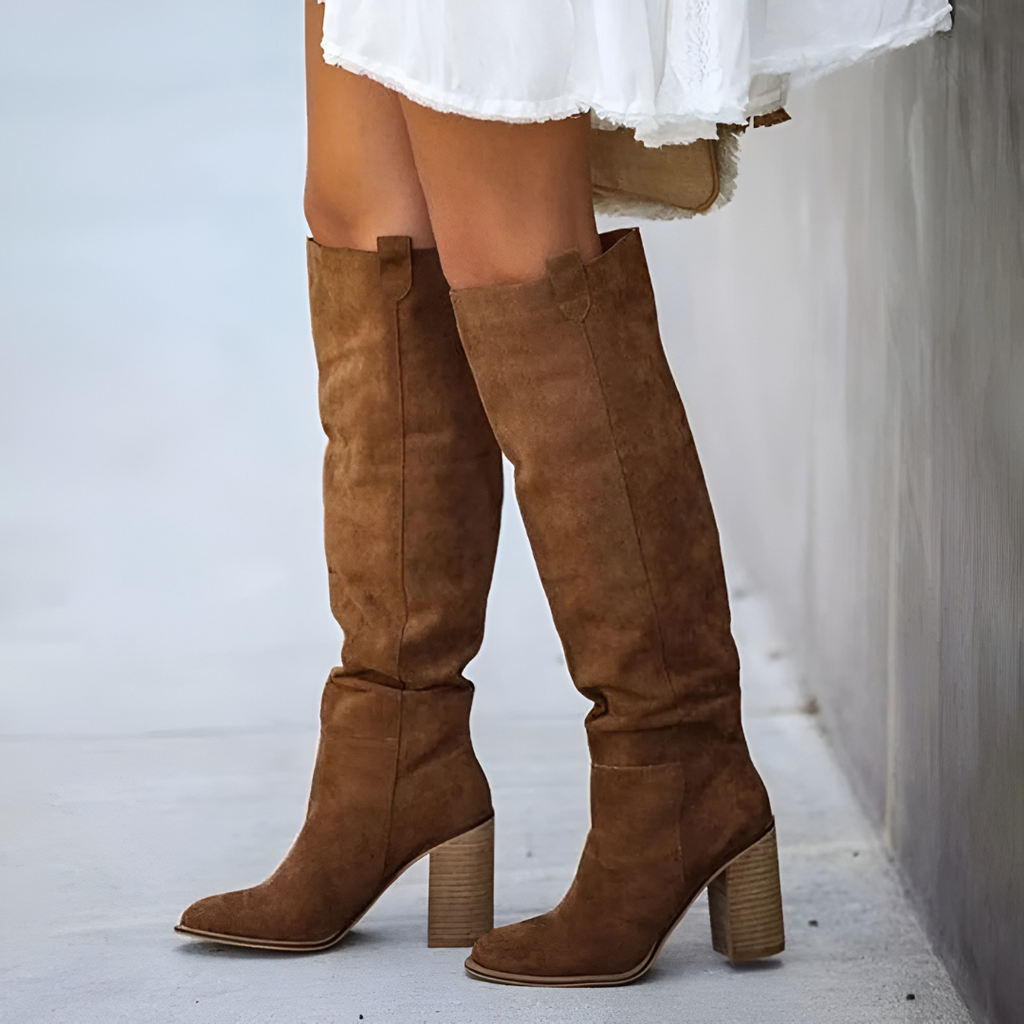 Astrid - Women's Stylish Knee High Boots