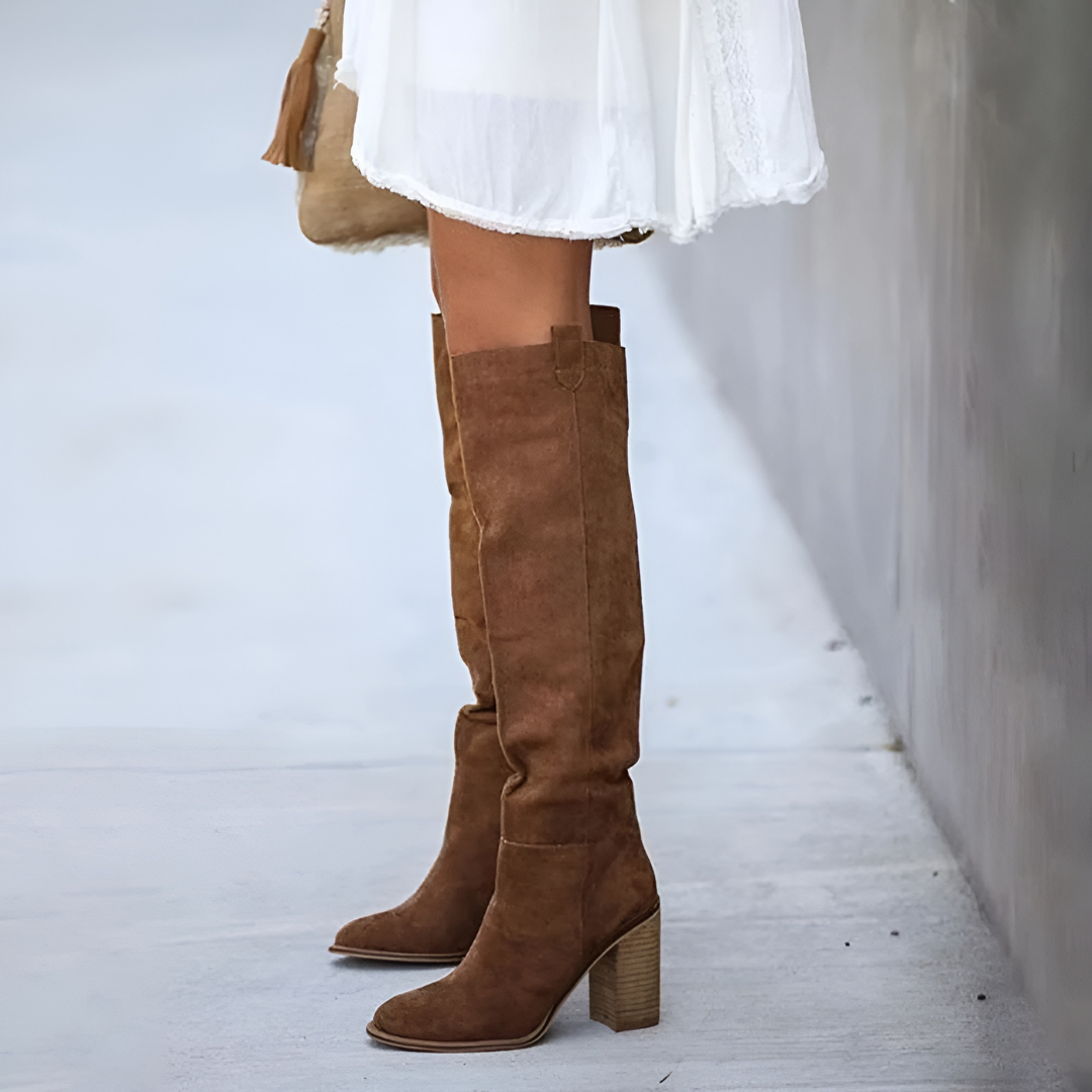 Astrid - Women's Stylish Knee High Boots