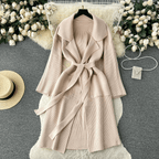 Blythe - Women's Classic Knit Cardigan with Tie Waist