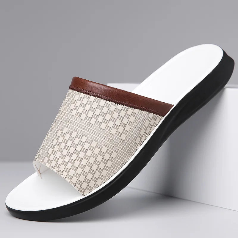 Bram - Men's Casual Woven Slide Sandals