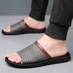 Bram - Men's Casual Woven Slide Sandals