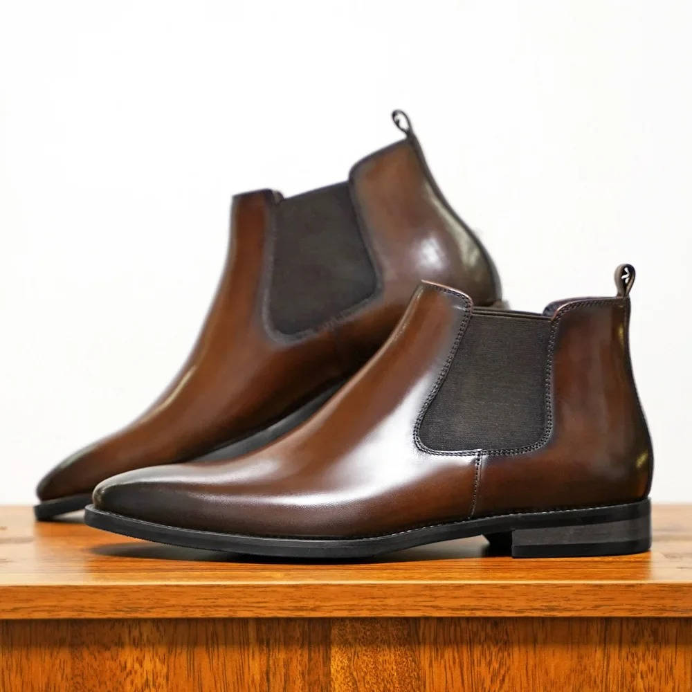 Bram - Men's Classic Leather Chelsea Boots