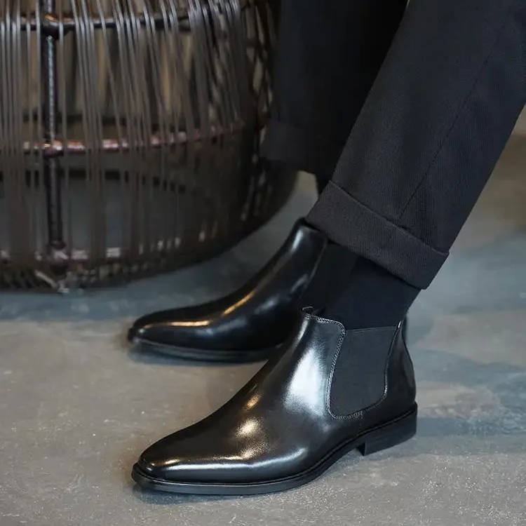 Bram - Men's Classic Leather Chelsea Boots