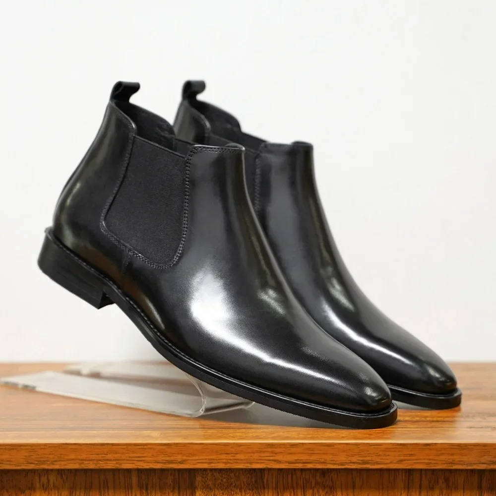 Bram - Men's Classic Leather Chelsea Boots